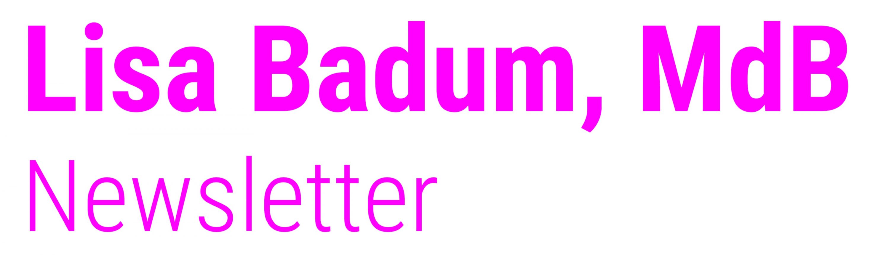 Lisa Badum MdB Newsletter