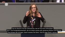 Lisa-Badum-Diese-Kriminalisierung-ist-besorgniserregend-Bundestag-20.11.18