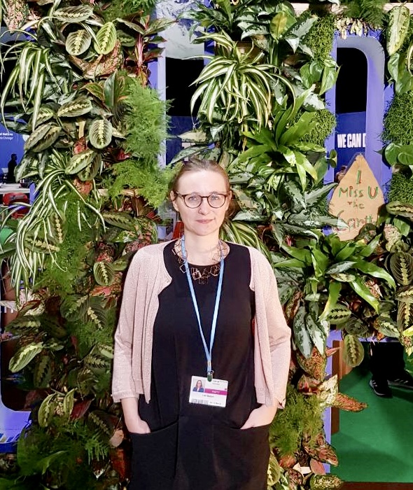 Lisa Badum auf der COP26 in Glasgow